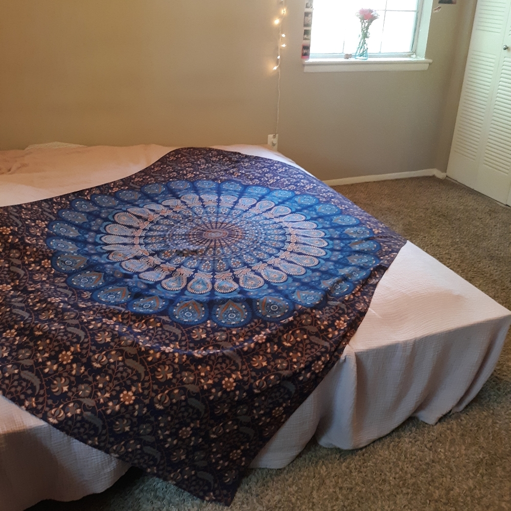 Blue Mandala Tapestry!